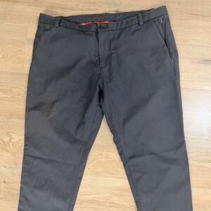 Lululemon Pants Men 40x32 Fog Gray Commission Classic Zip Pocket Chino